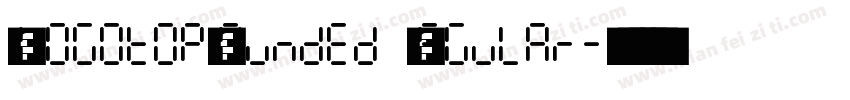 FlogotopRounded Regular字体转换